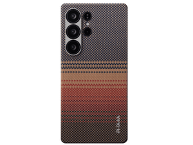 Pitaka pletena maska za Samsung S25 Ultra, boja zalaska sunca (KS2503U) Pitaka pletena maska za Samsung S25 Ultra, boja zalaska sunca (KS2503U)