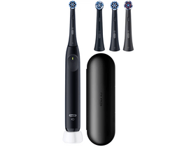 Oral-B iO2 elektromos fogkefe + tok + 4 fej, fekete