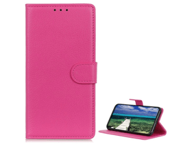 Tok bőr hatású FLIP magenta, Sam Xcover7