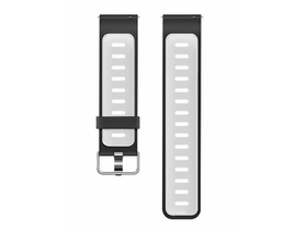Gigapack Okosóra Pótszíj, univerzális, 20mm, szilikon, szürke/fekete (GP-153613) Gigapack Okosóra Pótszíj, univerzális, 20mm, szilikon, szürke/fekete (GP-153613)
