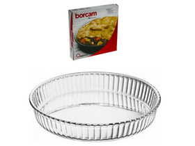 Borcam Jénai kerek sütőtál, bordázott szélű, 26cm (59044) Borcam Jénai kerek sütőtál, bordázott szélű, 26cm (59044)