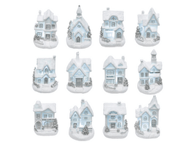 Home KDC 02 Téli LED-es házikó, fehér, többféle, 1 db Home KDC 02 Téli LED-es házikó, fehér, többféle, 1 db