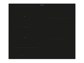 Haier HAIF64IRB1S Indukciós főzőlap Haier HAIF64IRB1S Indukciós főzőlap