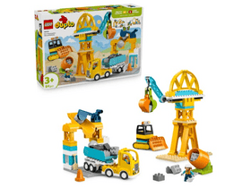 LEGO® DUPLO® Városi kalandok 3 az 1-ben építési terület és munkagépek (10476)