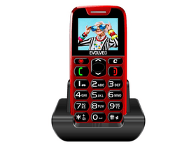 Evolveo EasyPhone EP501 Mobiltelefon, Piros (EP-501-RD) Evolveo EasyPhone EP501 Mobiltelefon, Piros (EP-501-RD)