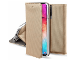 Gigapack GP-137994 Xiaomi Redmi Note 12 5G/Poco X5 5G bőr hatású flip tok, arany Gigapack GP-137994 Xiaomi Redmi Note 12 5G/Poco X5 5G bőr hatású flip tok, arany