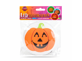 Halloween LED dekoráció tök öntapadós