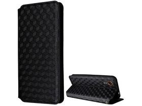 Gigapack Samsung Galaxy Xcover 7 5G Bőr hatású flip tok, fekete (GP-154930)