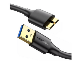 Ugreen US130 USB - micro-B Adatkábel, 2m, fekete Ugreen US130 USB - micro-B Adatkábel, 2m, fekete