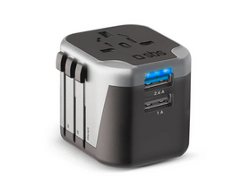 SBS Univerzális utazóadapter, 12W, fekete (TEADAPT2USBUNI) SBS Univerzális utazóadapter, 12W, fekete (TEADAPT2USBUNI)