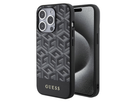 CG Mobile Guess Apple iPhone 15 Pro műanyag tok, fekete (GUHMP15LHGCFSEK)