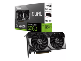Asus Dual GeForce RTX 5060 OC Edition 8GB GDDR7 videokártya