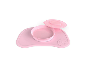 Twistshake Click-Mat Mini + tányér pink