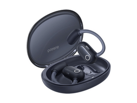 Baseus Eli Sport 1 Open-Ear TWS fülhallgató, fekete (A0006440012100)