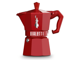 Bialetti Moka Exclusive kotyogós kávéfőző, 3 adag, piros (9055) Bialetti Moka Exclusive kotyogós kávéfőző, 3 adag, piros (9055)
