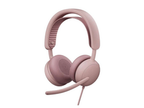 Logitech Zone Wired 2 headset, rózsaszín (981-001620) Logitech Zone Wired 2 headset, rózsaszín (981-001620)