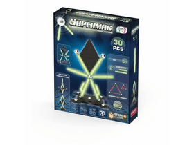Supermag Projects Glow 30 db-os mágneses építőjáték (SMG 0657)