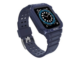Gigapack Apple Watch pótszíj+keret, sötétkék (GP-141532) Gigapack Apple Watch pótszíj+keret, sötétkék (GP-141532)