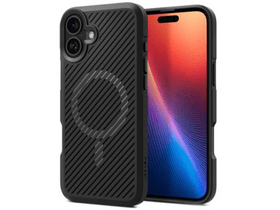 Spigen Apple iPhone 16 Szilikon tok, fekete (ACS08221)