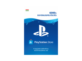 PlayStation Store 6000 Ft-os Feltöltőkártya PlayStation Store 6000 Ft-os Feltöltőkártya