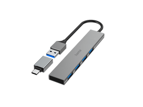 USB 3.2 GEN1 HUB 1:4 5GB +USB-C OTG ADAP