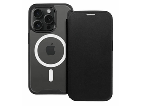 Gigapack iPhone 15 Plus Bőr hatású MagSafe flip tok, fekete (GP-159783) Gigapack iPhone 15 Plus Bőr hatású MagSafe flip tok, fekete (GP-159783)