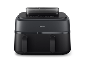 Airfryer,Series 5000,dual,fekete