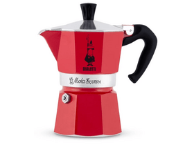 Bialetti Moka Express kotyogós kávéfőző, 1 adag, piros (4941) Bialetti Moka Express kotyogós kávéfőző, 1 adag, piros (4941)
