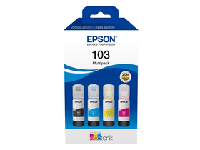 Epson 103 EcoTank višebojni paket s 4 tinte, 260 ml (C13T00S64A) Epson 103 EcoTank višebojni paket s 4 tinte, 260 ml (C13T00S64A)