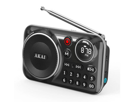 Akai APR-500BK FM rádió audio lejátszó Akai APR-500BK FM rádió audio lejátszó