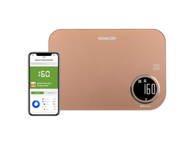 Sencor SKS 7076GD Smart konyhai mérleg, arany Sencor SKS 7076GD Smart konyhai mérleg, arany