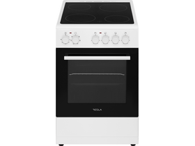 Tesla CV5400SW Szabadon álló kerámia tűzhely Tesla CV5400SW Szabadon álló kerámia tűzhely