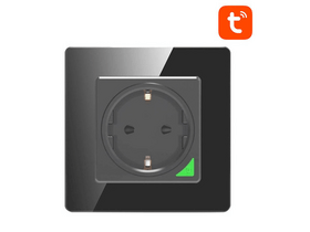 Avatto N-WOT10-EU-B TUYA WiFi fali aljzat, fekete Avatto N-WOT10-EU-B TUYA WiFi fali aljzat, fekete