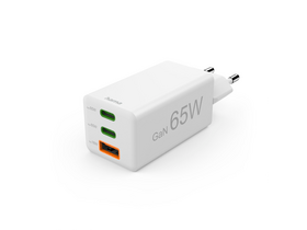 Hama Hálózati töltő, USB + TYPE-C , 65W (201996)