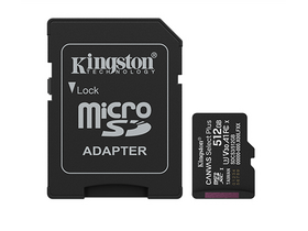 Kingston Canvas Select Plus microSD kártya, 512 GB (SDCS3/512GB) Kingston Canvas Select Plus microSD kártya, 512 GB (SDCS3/512GB)