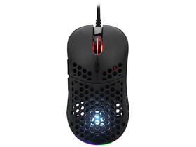 The G-Lab KULT-OXYGEN-B Gamer egér, fekete