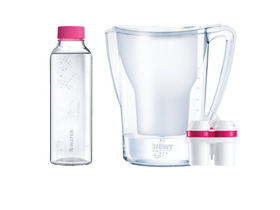 BWT AQUAlizer Home 2,7 L kancsó manuális fehér + 1MMW szűrőbetét + bWater üvegkulacs (125626883) BWT AQUAlizer Home 2,7 L kancsó manuális fehér + 1MMW szűrőbetét + bWater üvegkulacs (125626883)