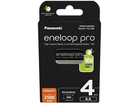 Panasonic Eneloop Pro 2500mAh AA baterija, 4 kom (BK3HCDE-4BE-N) Panasonic Eneloop Pro 2500mAh AA baterija, 4 kom (BK3HCDE-4BE-N)