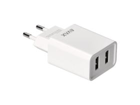 Avax CH301 Pure Network zidni punjač, 2xUSB, 12W Avax CH301 Pure Network zidni punjač, 2xUSB, 12W