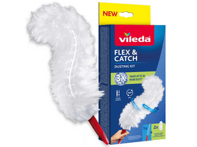 Vileda Flex&Catch rövid nyelű portörlő szett (179432)