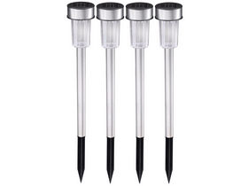 Grundig Solar leszúrható kerti lámpa, szürke, 4 db