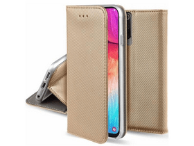 Gigapack Xiaomi 14 Ultra Bőr hatású flip tok, arany (GP-157799)