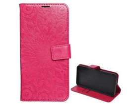 Gigapack Samsung Galaxy A05s Bőr hatású flip tok, rózsaszín (GP-151884)