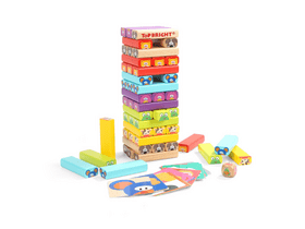 Topbright 120314 Állatos jenga torony