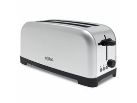 Solac TL5419 Dupla hosszúszeletes kenyérpirító, inox Solac TL5419 Dupla hosszúszeletes kenyérpirító, inox