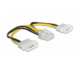 Delock 83410 1x8 pines EPS - 2x4 pines molex, 15cm