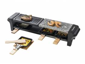 Raclette grill, fekete&fa Raclette grill, fekete&fa