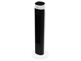 Oszlopventilátor távirány.,fekete,45W