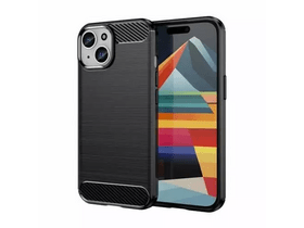 Gigapack Apple iPhone 15 Plus Szilikon tok, fekete (GP-142990)