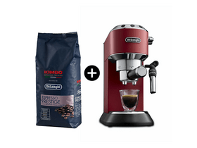 DeLonghi EC685.R Dedica manuális espresso kávéfőző + Kimbo Prestige Espresso Szemes kávé, 1 kg DeLonghi EC685.R Dedica manuális espresso kávéfőző + Kimbo Prestige Espresso Szemes kávé, 1 kg